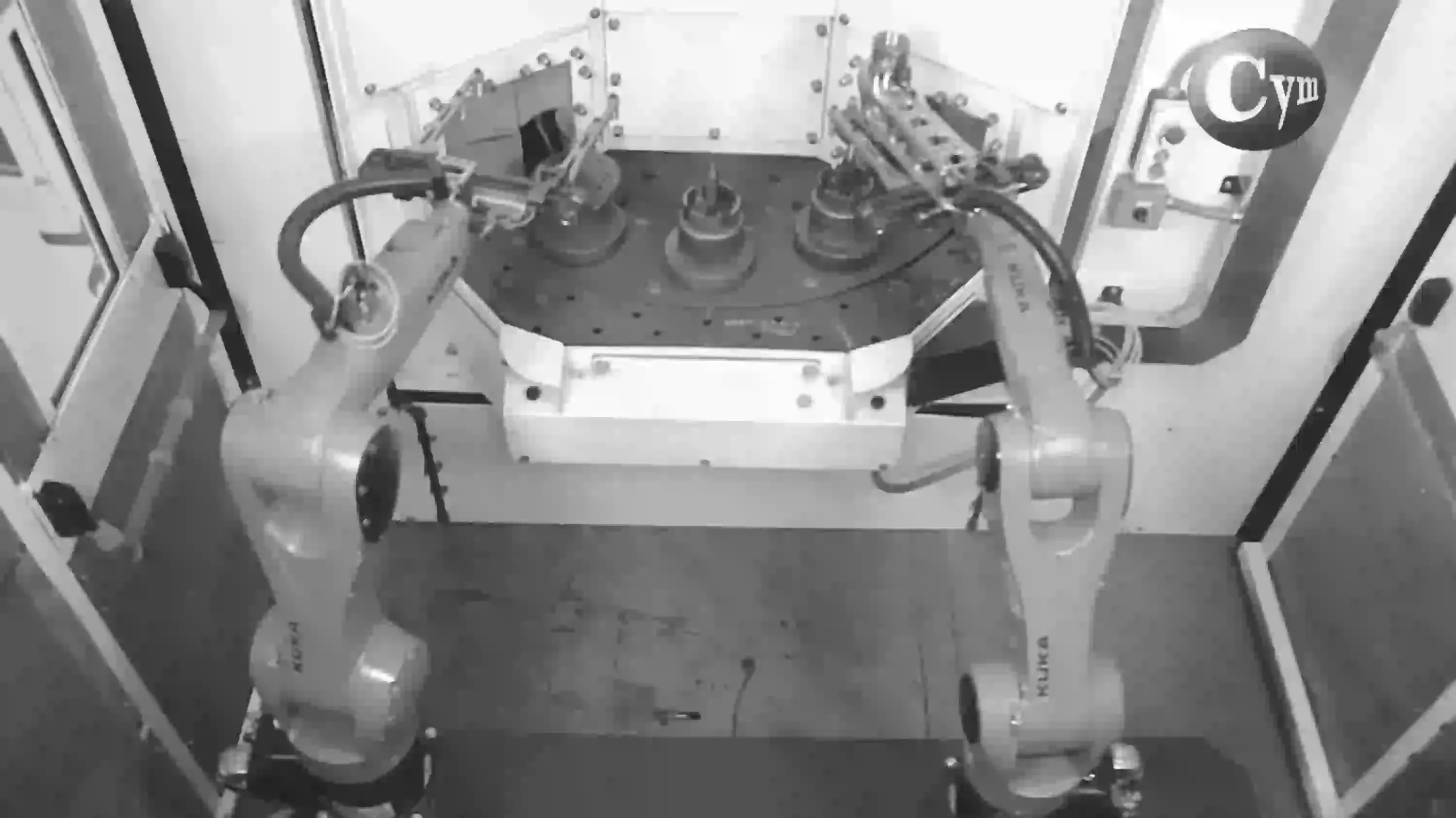 Shot peening de diafragmas de embreagem - robotizada