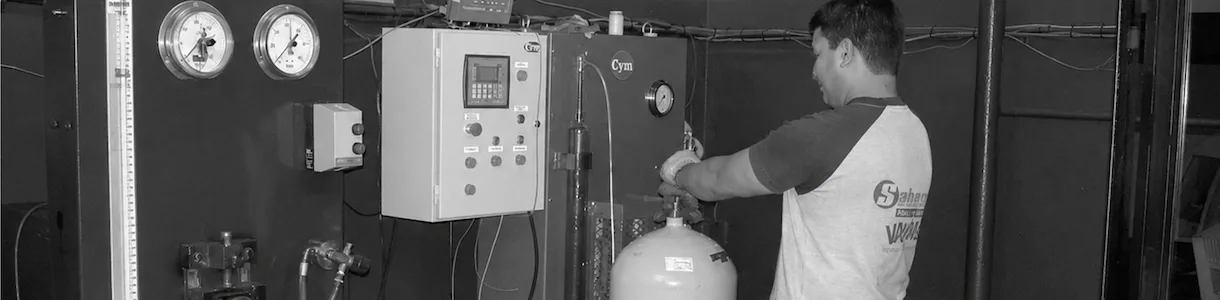 Equipamentos
de teste hidráulico
para cilindros