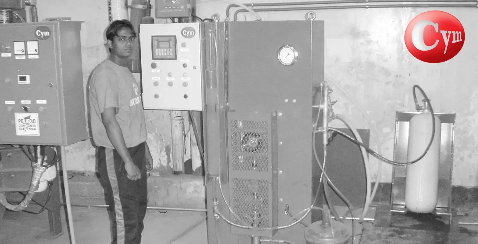 Equipamento prova hidráulica expansão volumétrica cilindros GNV GNC CNG Metalcym Intraco CNG Bangladesh